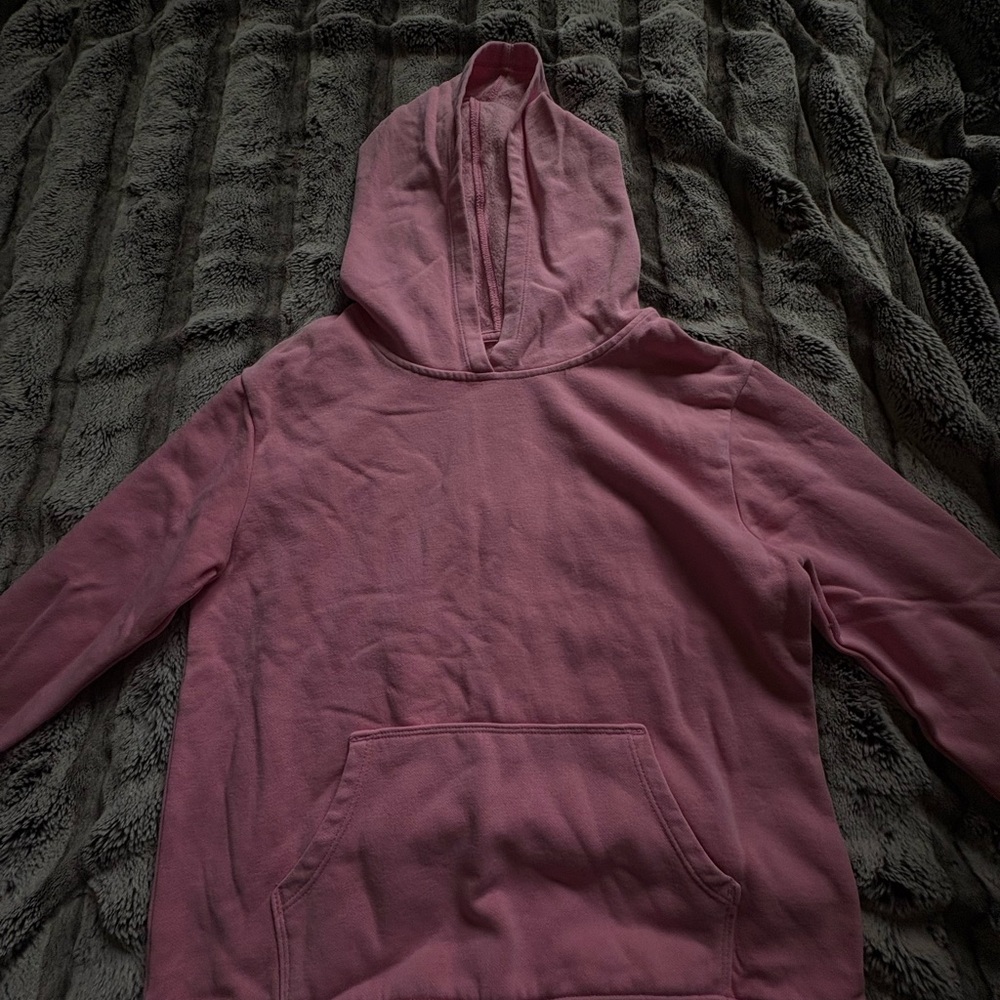 Pink Hoodie with Front Pocket